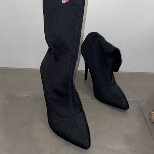 Call It Spring Tight Calf Boots, Black, Size 7